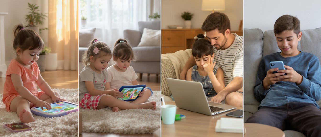 Amžiaus pagrindu nustatyti ekrano laiko apribojimai