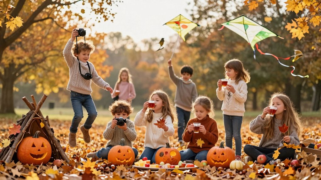 rudens veiklos vaikams