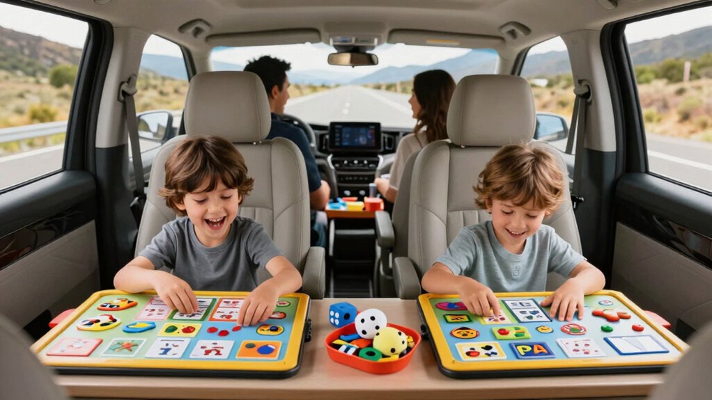 ilgi žaidimai kelionėje automobiliu
