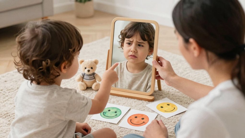 mokyti vaikus atpažinti emocijas