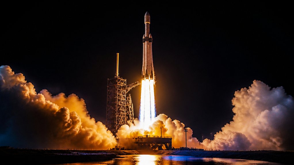 „SpaceX“ paleido didžiausią ir galingiausią pasaulyje raketą (vaizdo įrašas)